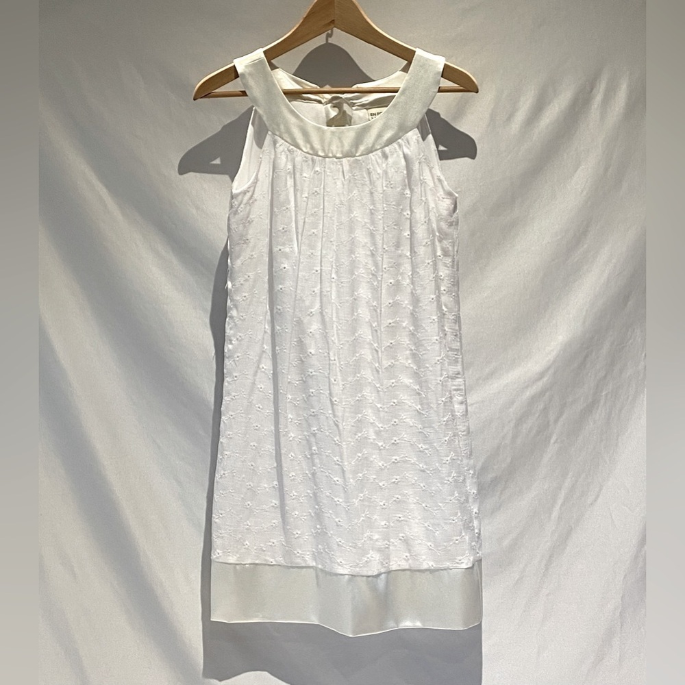 En Focus Studio Satin-trim dress